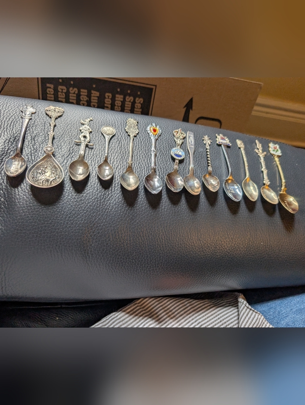 Vintage Souvenir Spoon Lot of 13 - Includes Rolex Bucherer & Disney Collectibles
